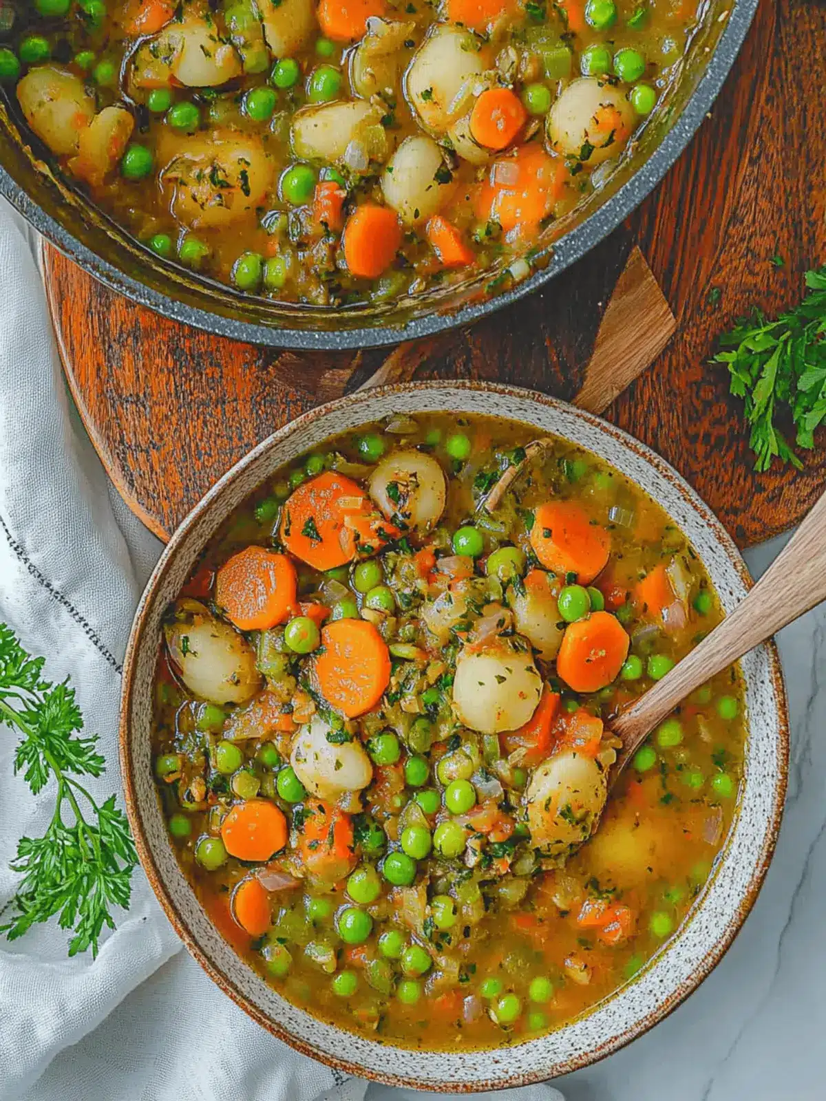 Romanian Green Pea Stew