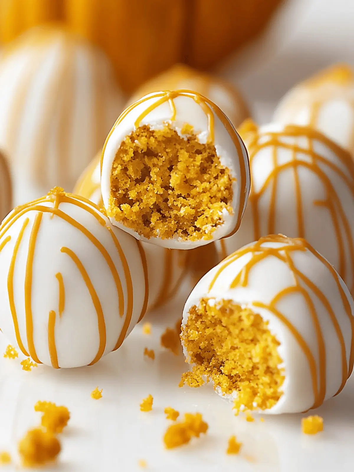 Pumpkin Cake Pops