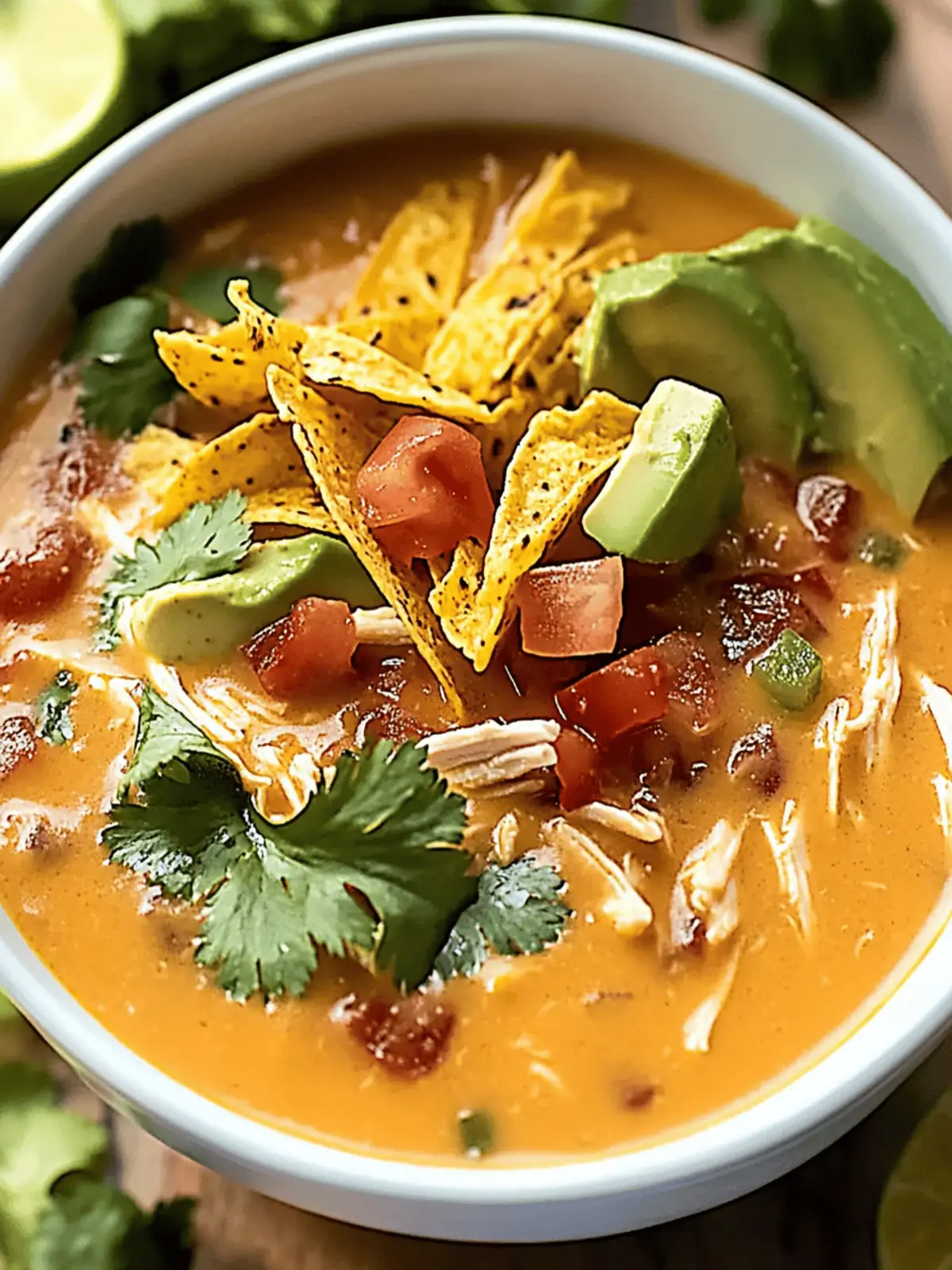 Creamy Chicken Tortilla Soup