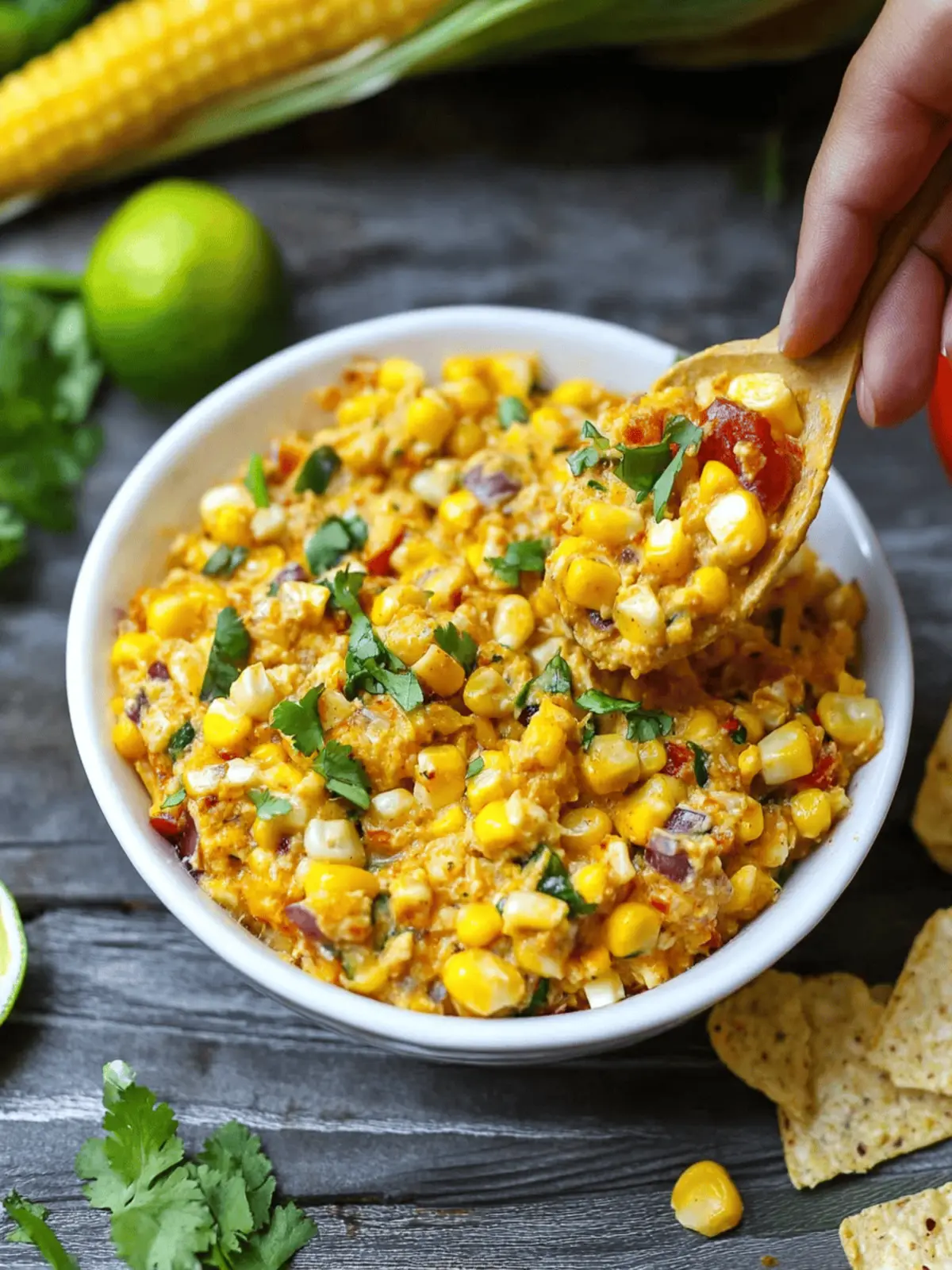 Creamy Chilli Corn Dip
