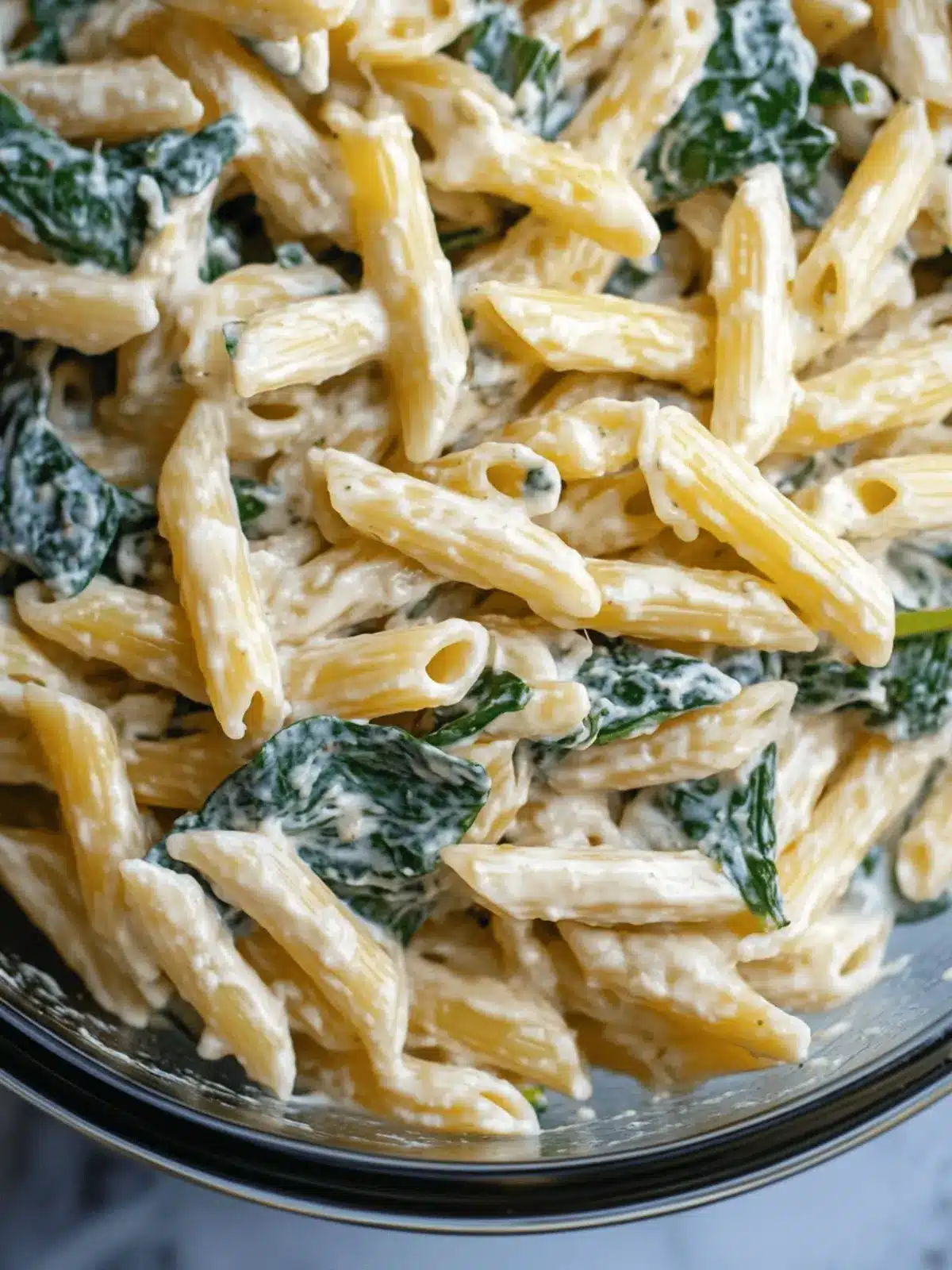 Spinach Dip Pasta Salad