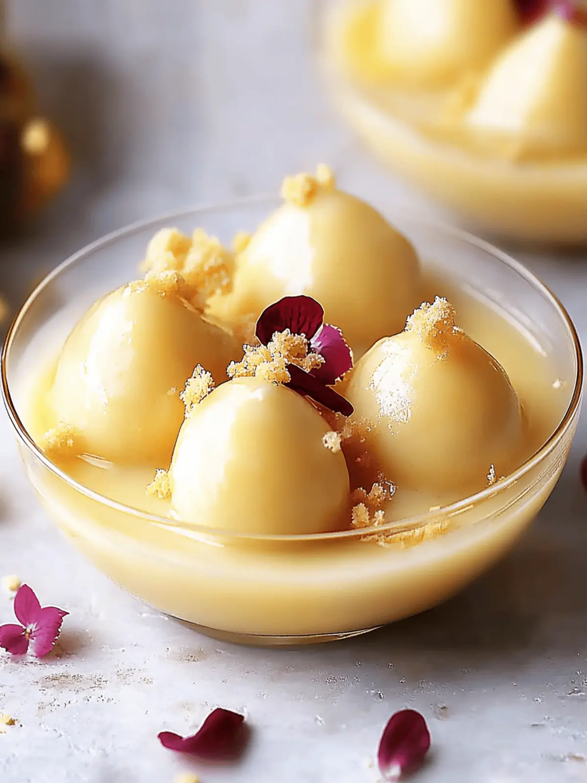Custard Rasgulla