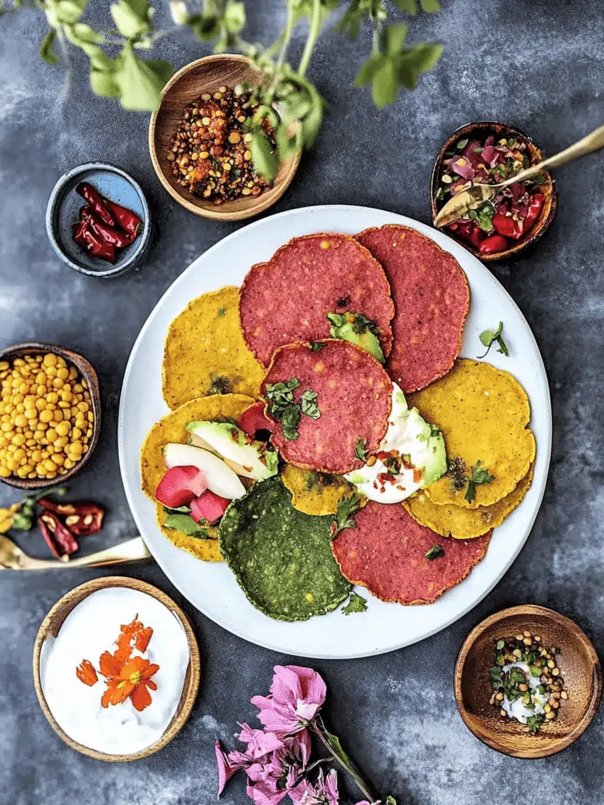 Lentil Chilla Crisps