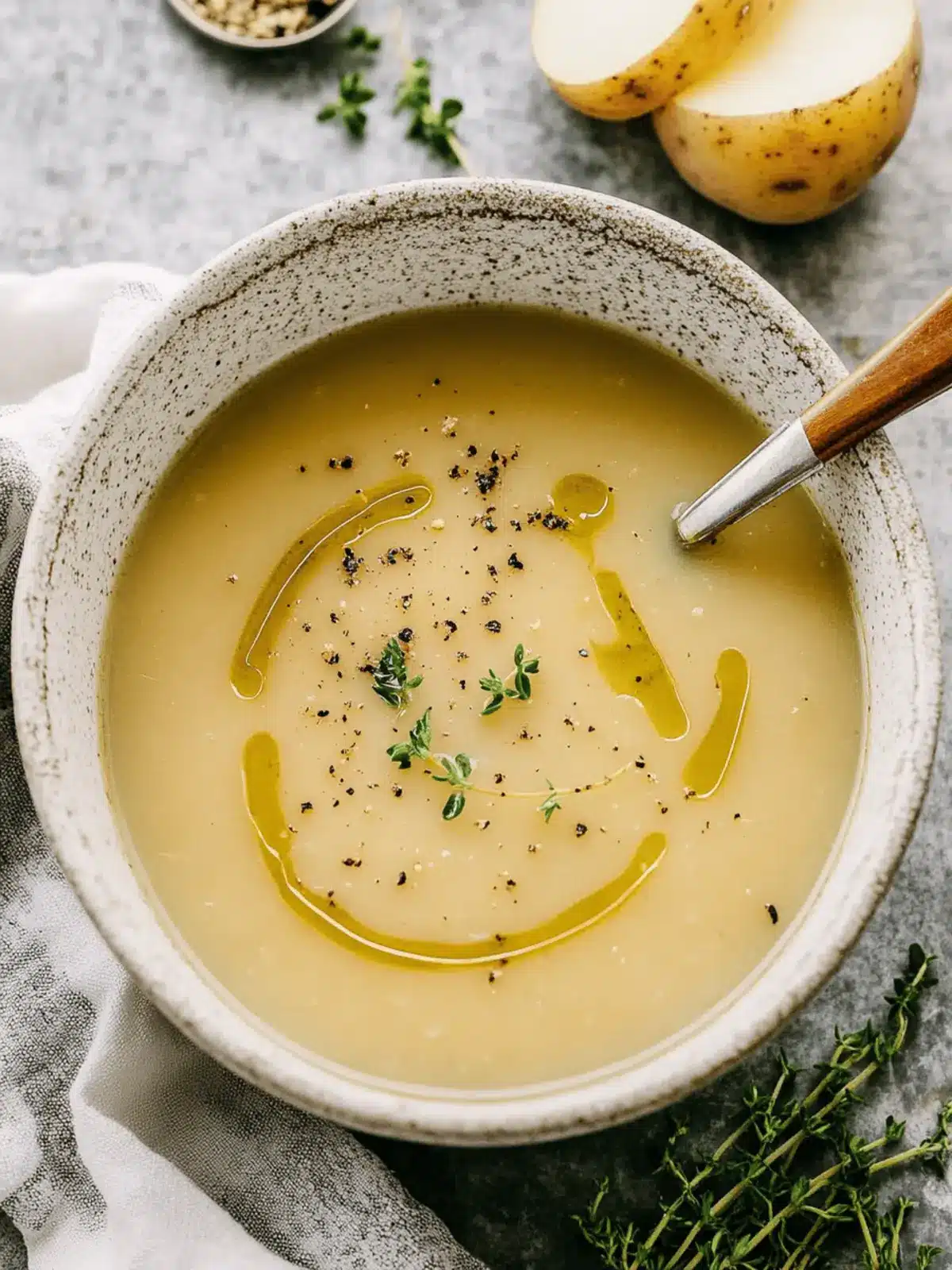 Nourishing Potato Onion Soup