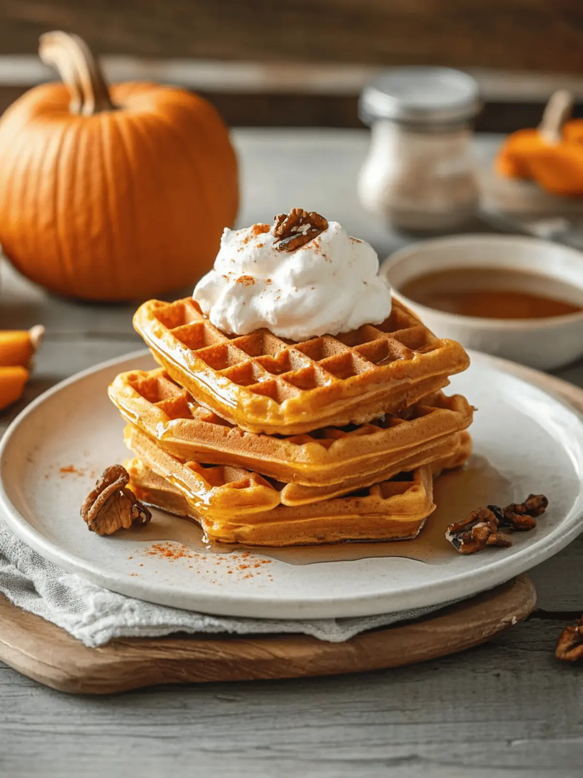 Pumpkin Waffles