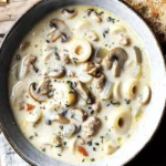 Creamy Sausage and Mushroom Soup