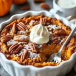 Maple Pecan Pumpkin Cobbler