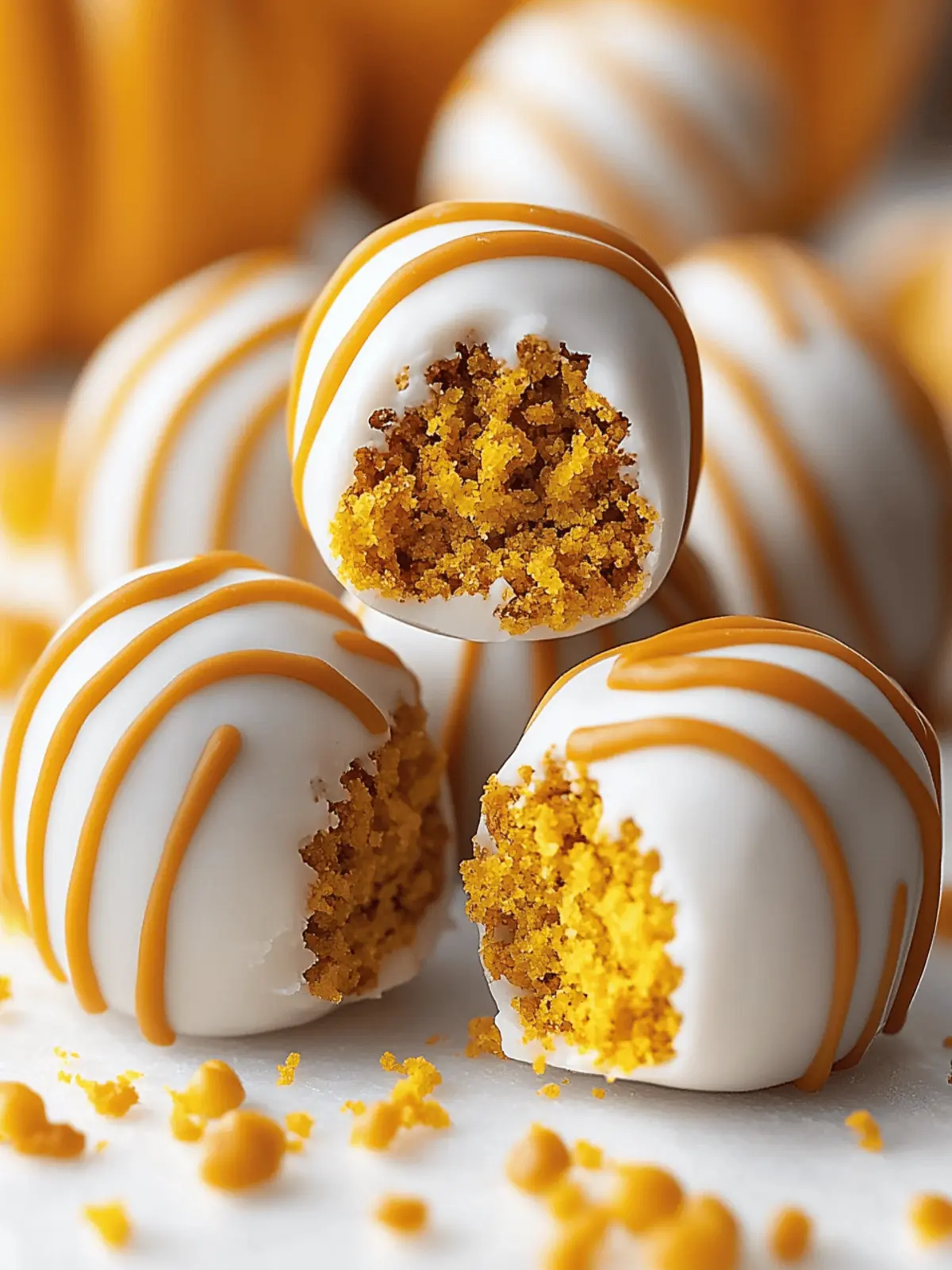 Pumpkin Cake Pops