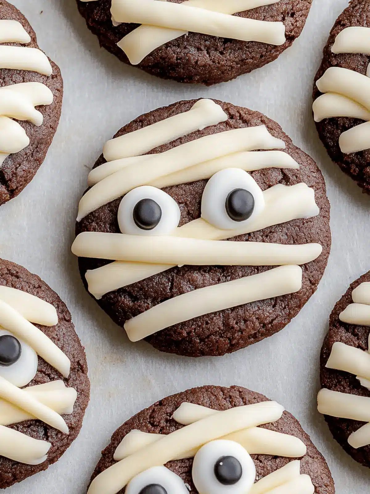 Halloween Mummy Cookies