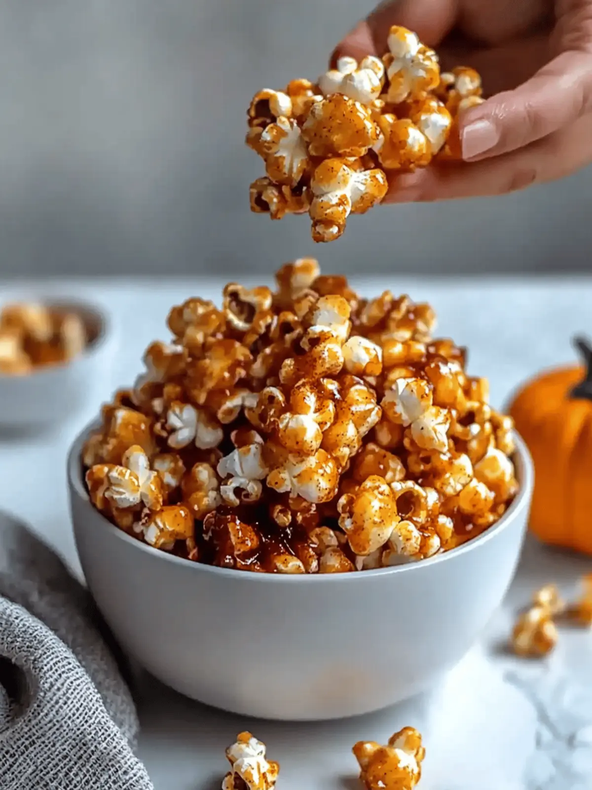 Pumpkin Spice Popcorn