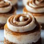 Mini Cinnamon Roll Cheesecakes