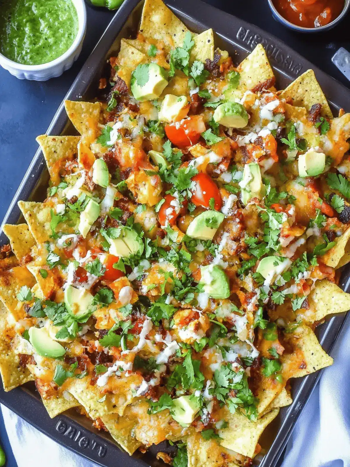 Vegetarian Indian Nachos
