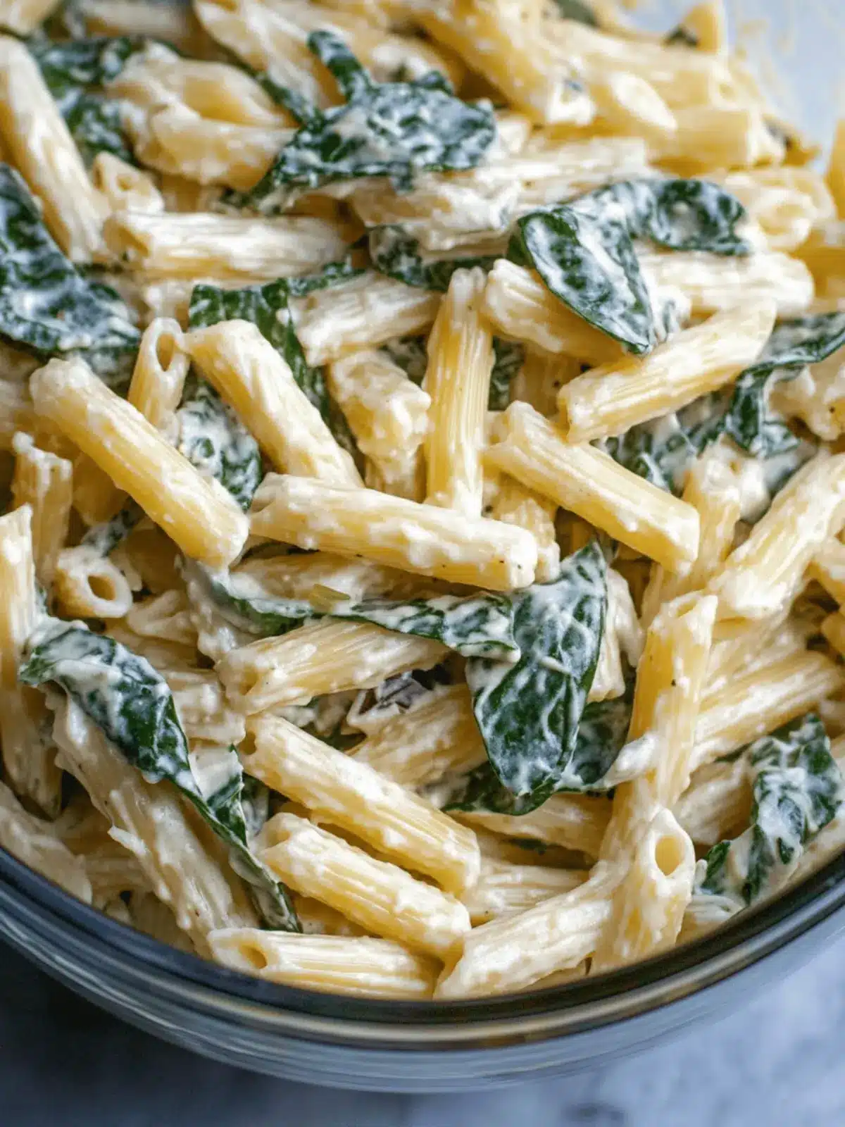 Spinach Dip Pasta Salad