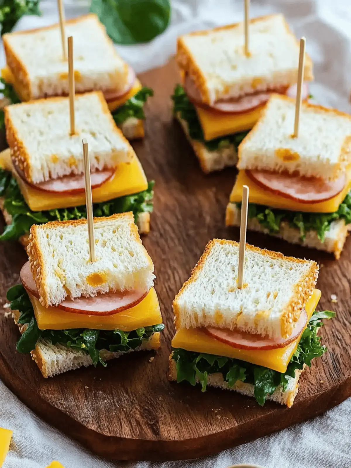 Juicy Mini Sandwiches