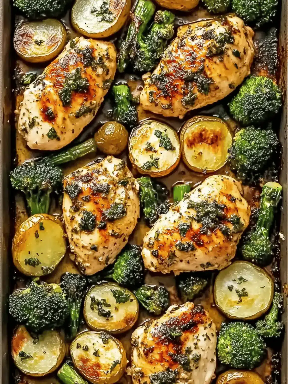 Sheet Pan Garlic Butter Chicken and Veggies
