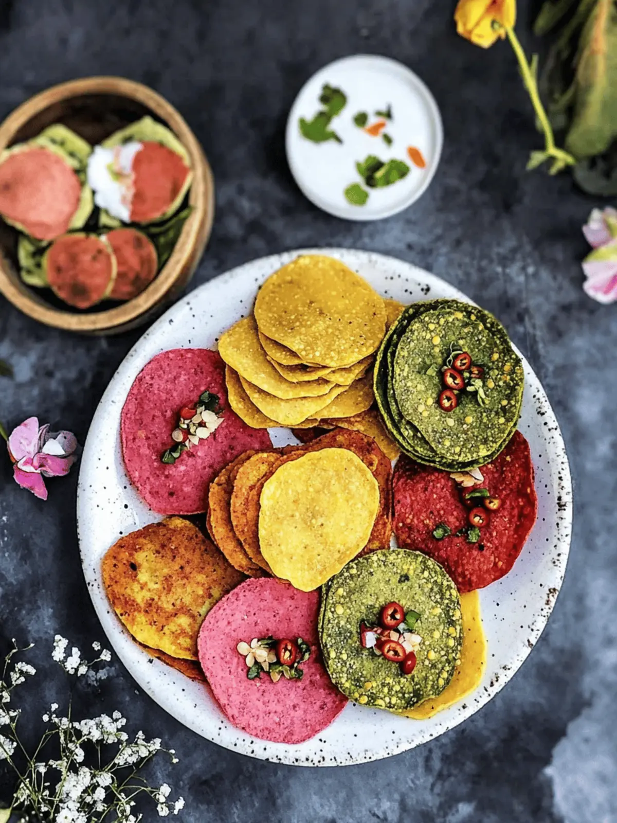 Lentil Chilla Crisps