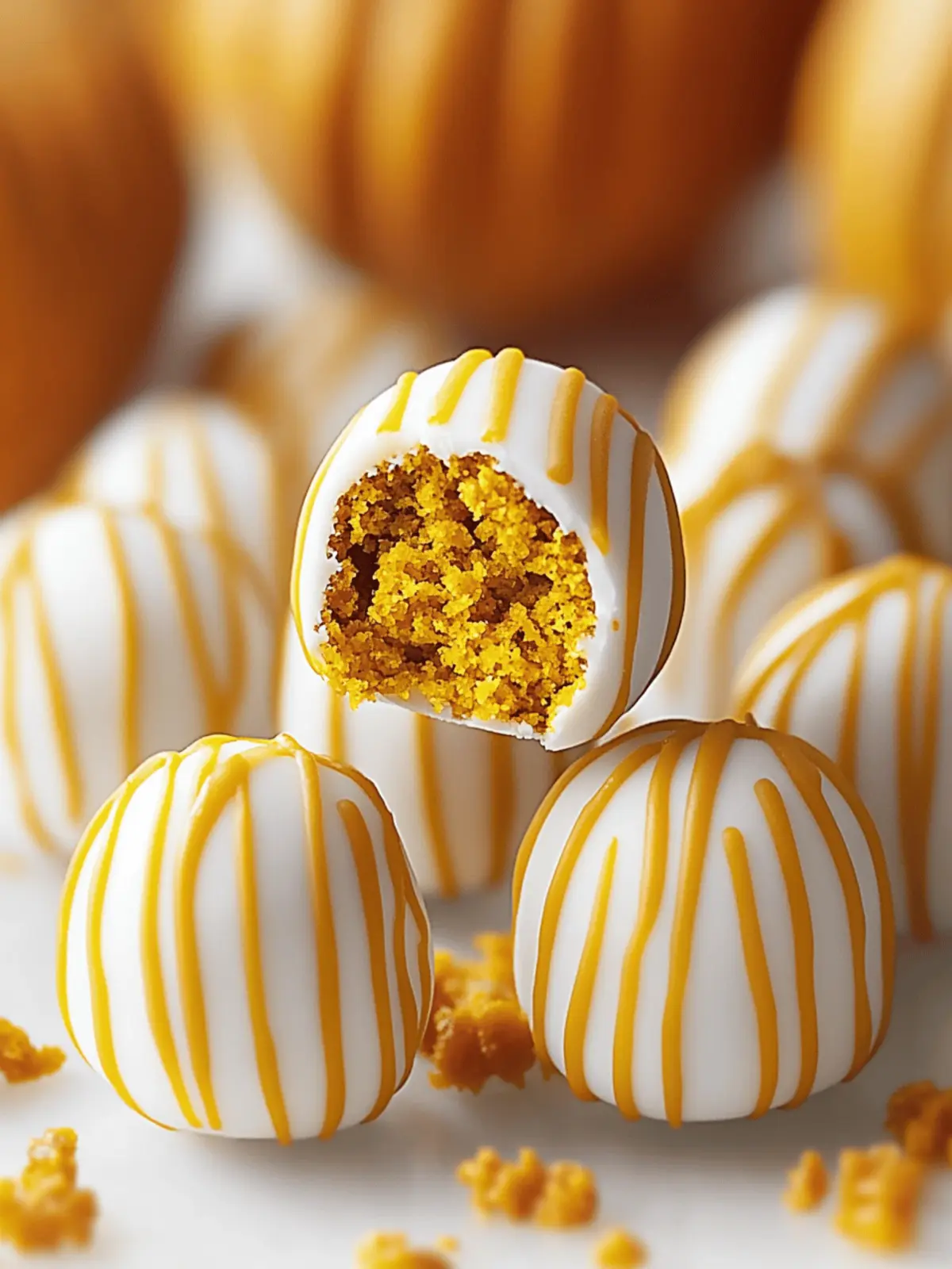 Pumpkin Cake Pops