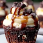 Loaded Brownie Cheesecake Cups