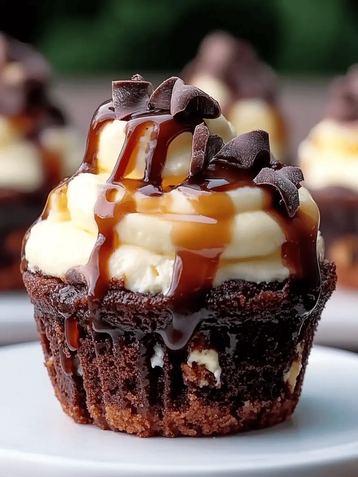 Loaded Brownie Cheesecake Cups