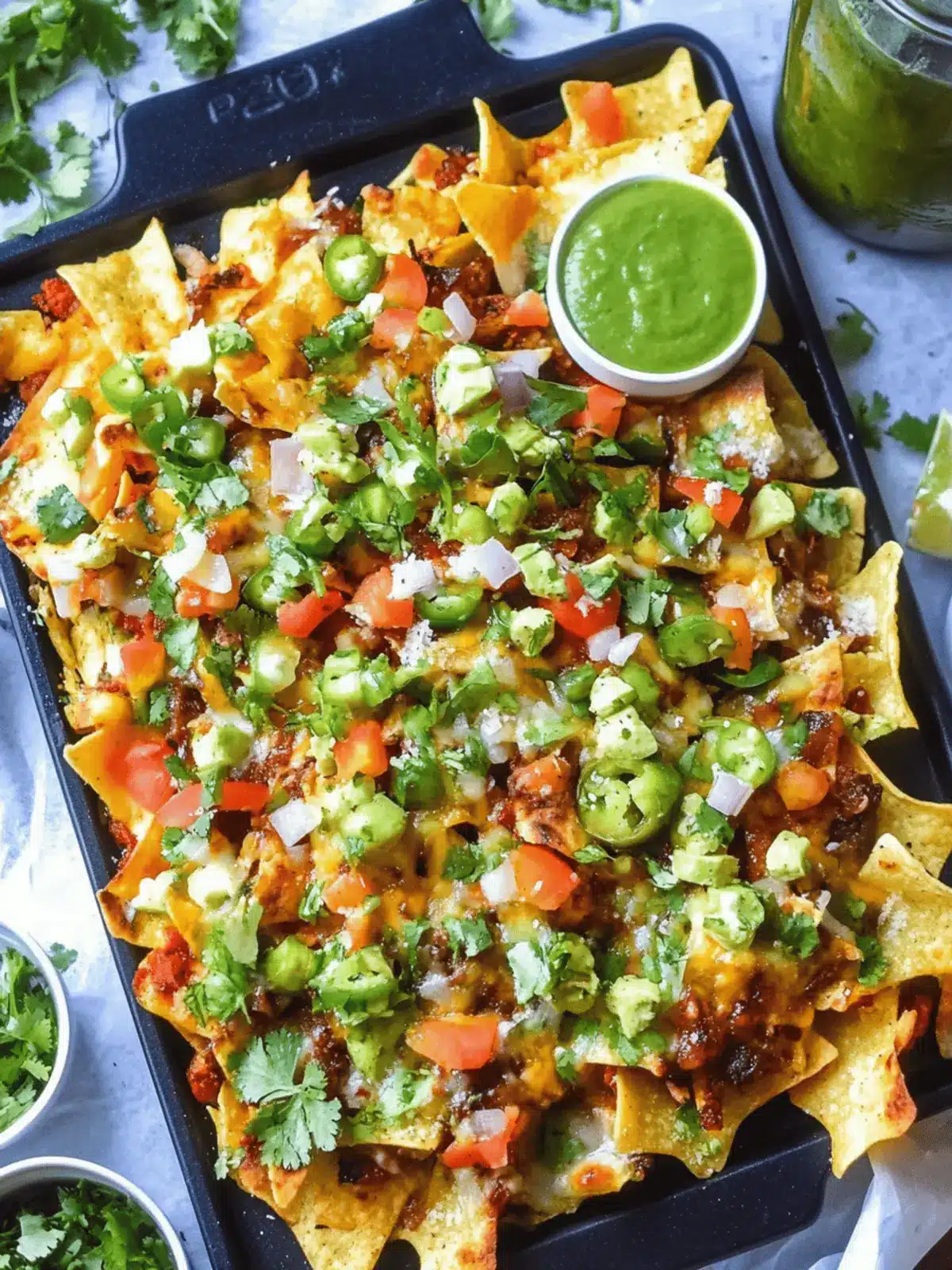 Vegetarian Indian Nachos