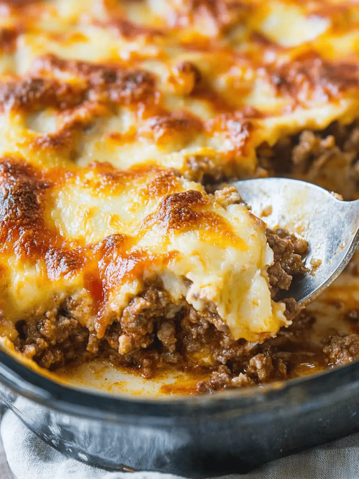 Keto Ground Beef Casserole