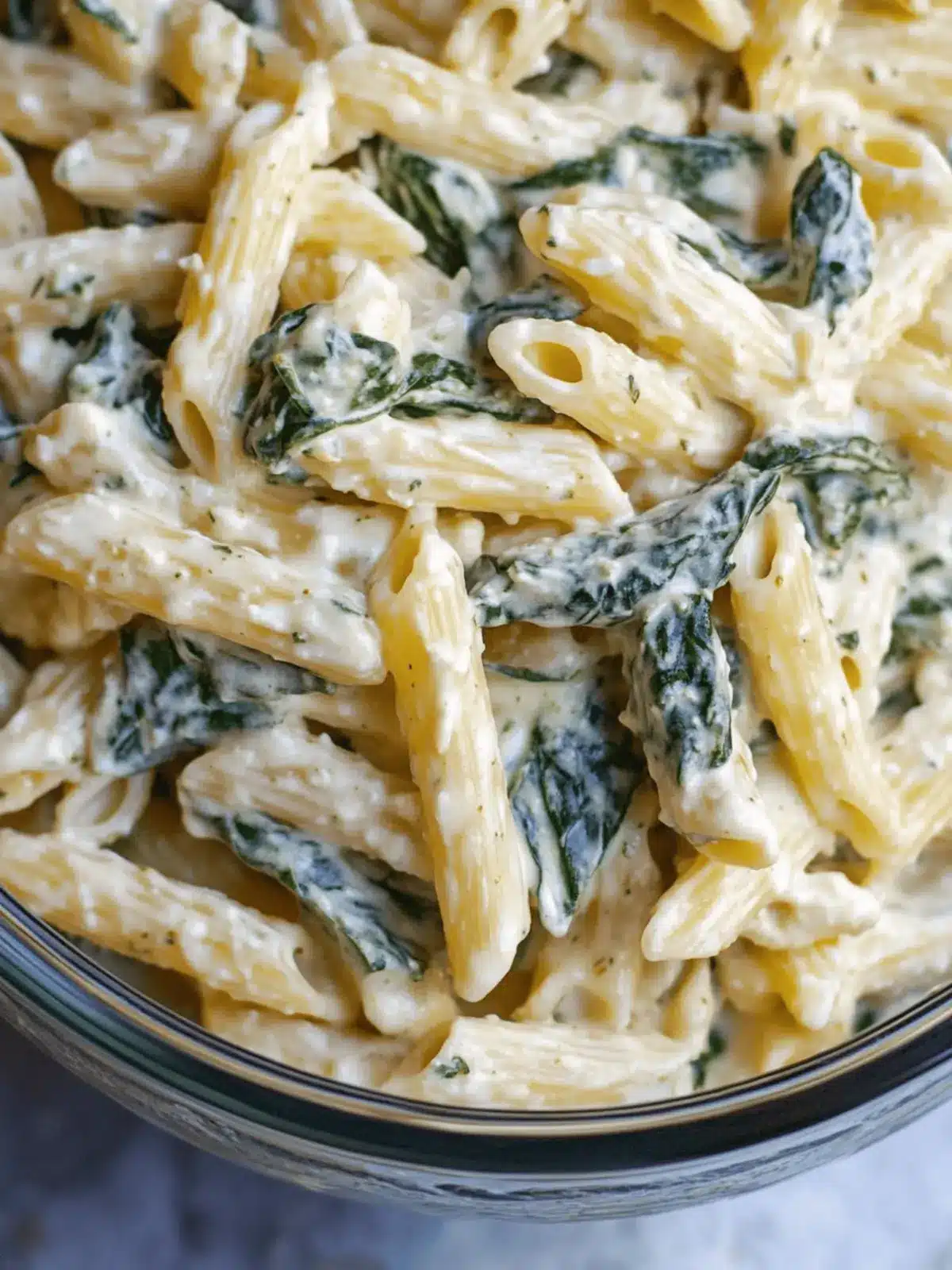 Spinach Dip Pasta Salad