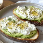 Creamy Cottage Cheese Avocado Toast