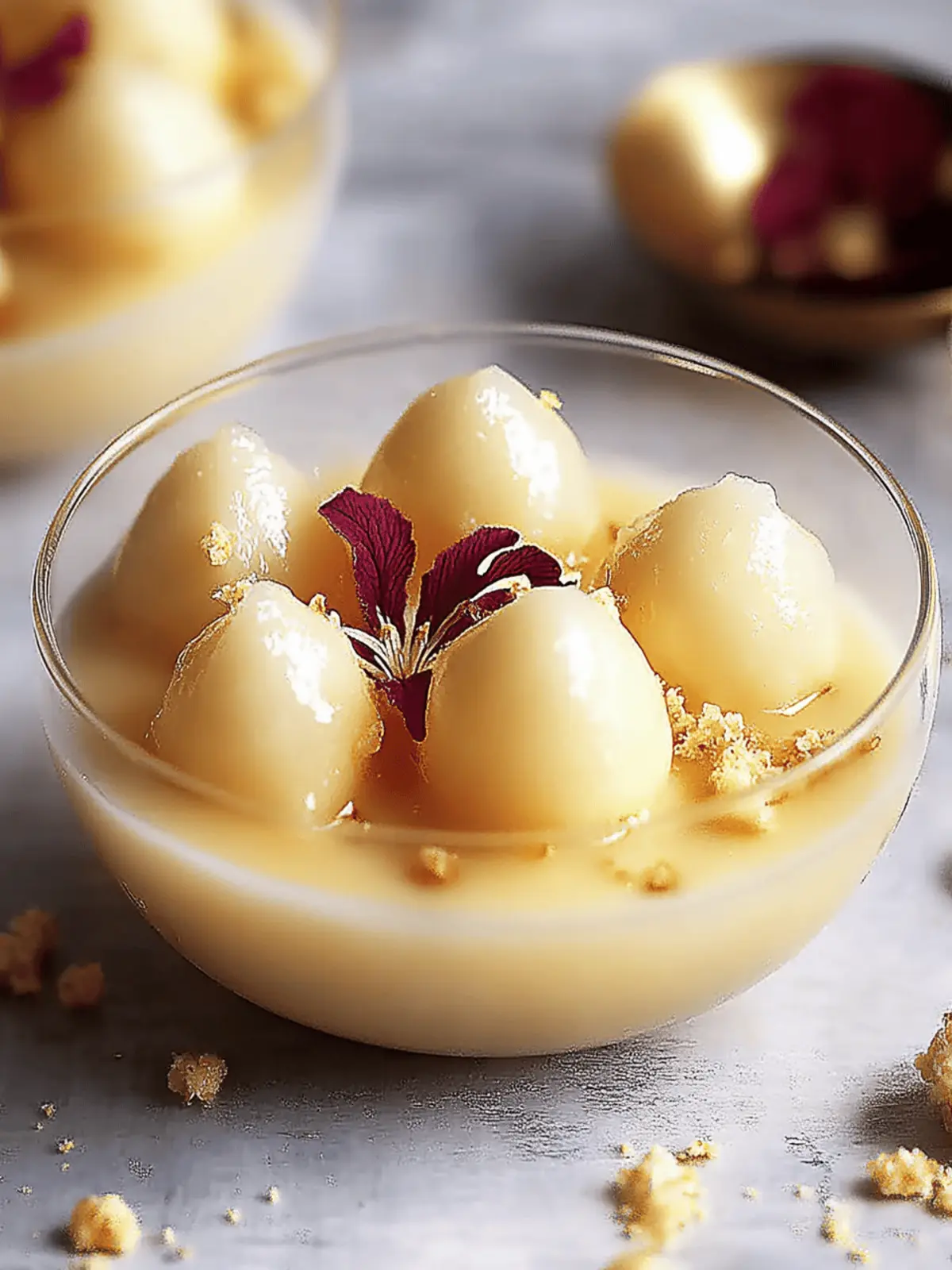 Custard Rasgulla