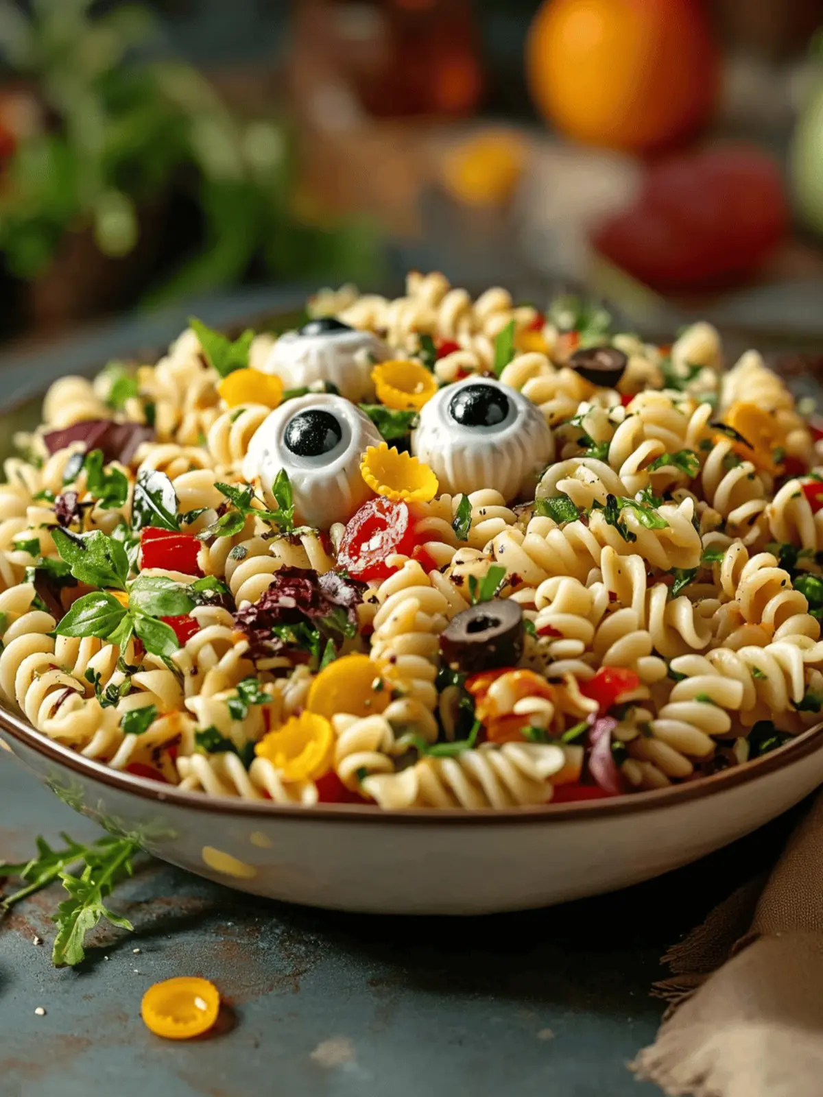 Eyeball Pasta Salad
