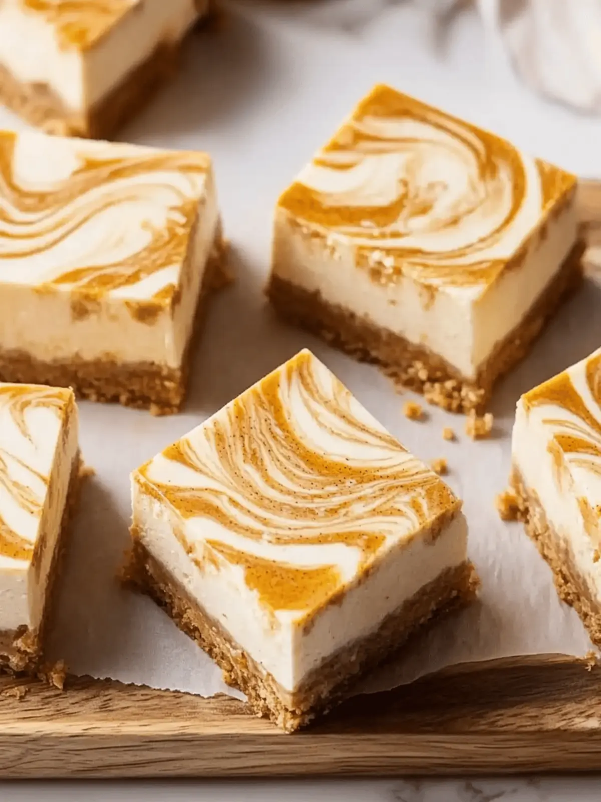 Pumpkin Spice Cheesecake Bars