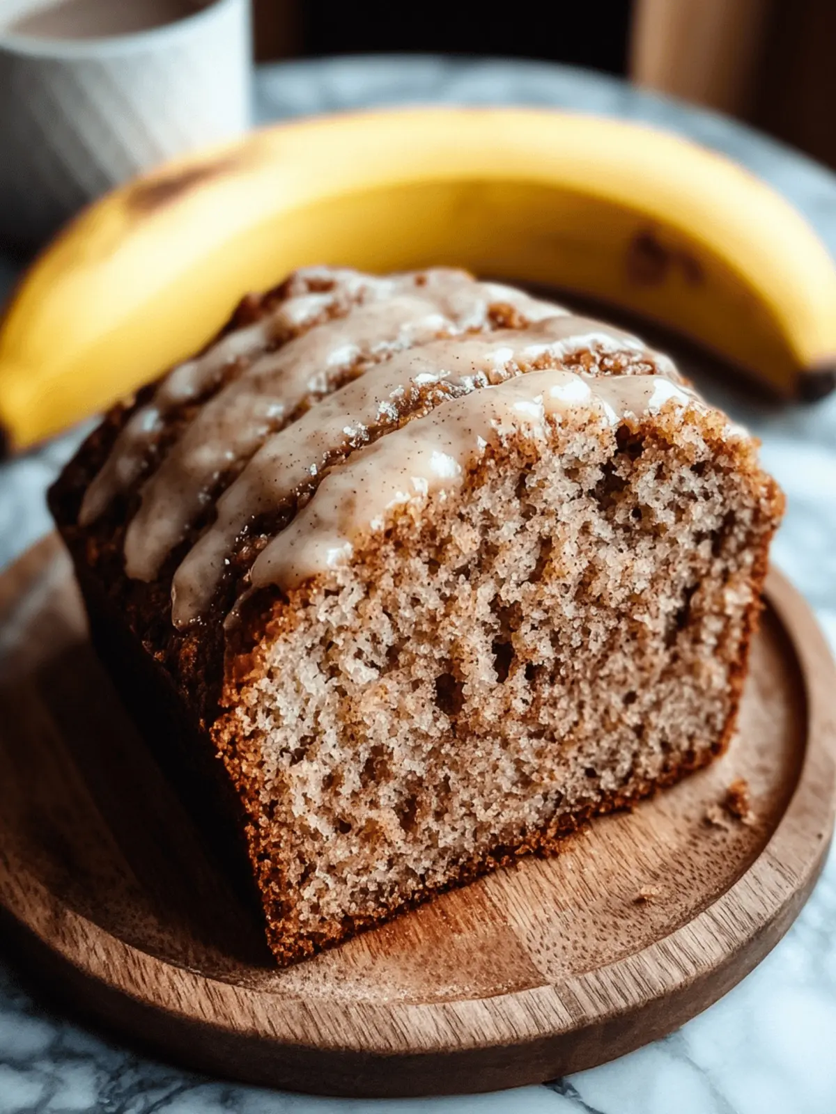 Vegan Cinnamon Sugar Banana Bread