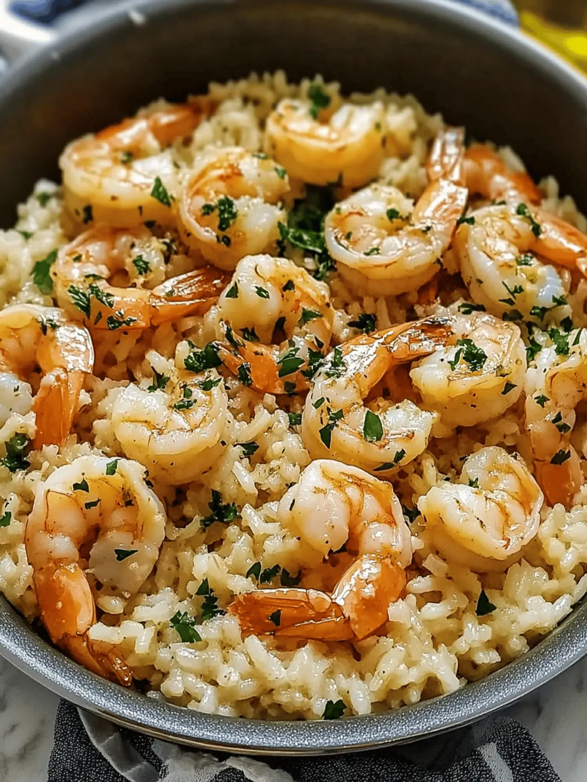 One-Pot Garlic Butter Shrimp and Rice