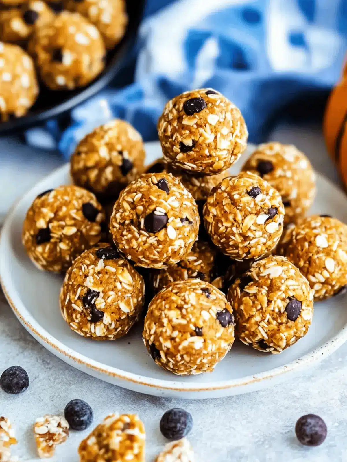 No Bake Pumpkin Balls