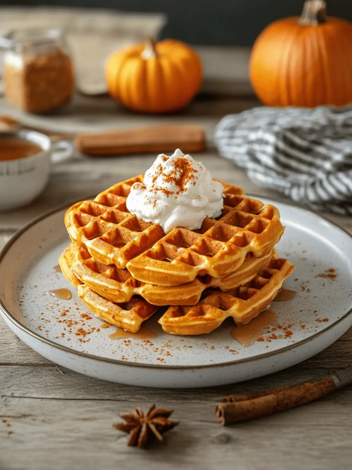 Pumpkin Waffles