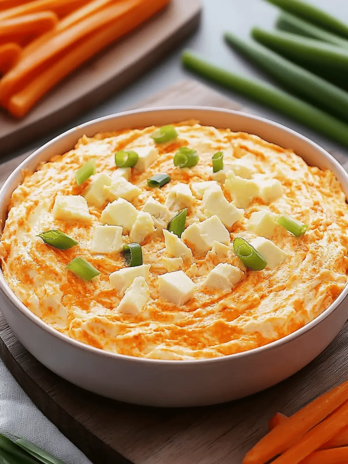 Creamy Cold Buffalo Chicken Dip