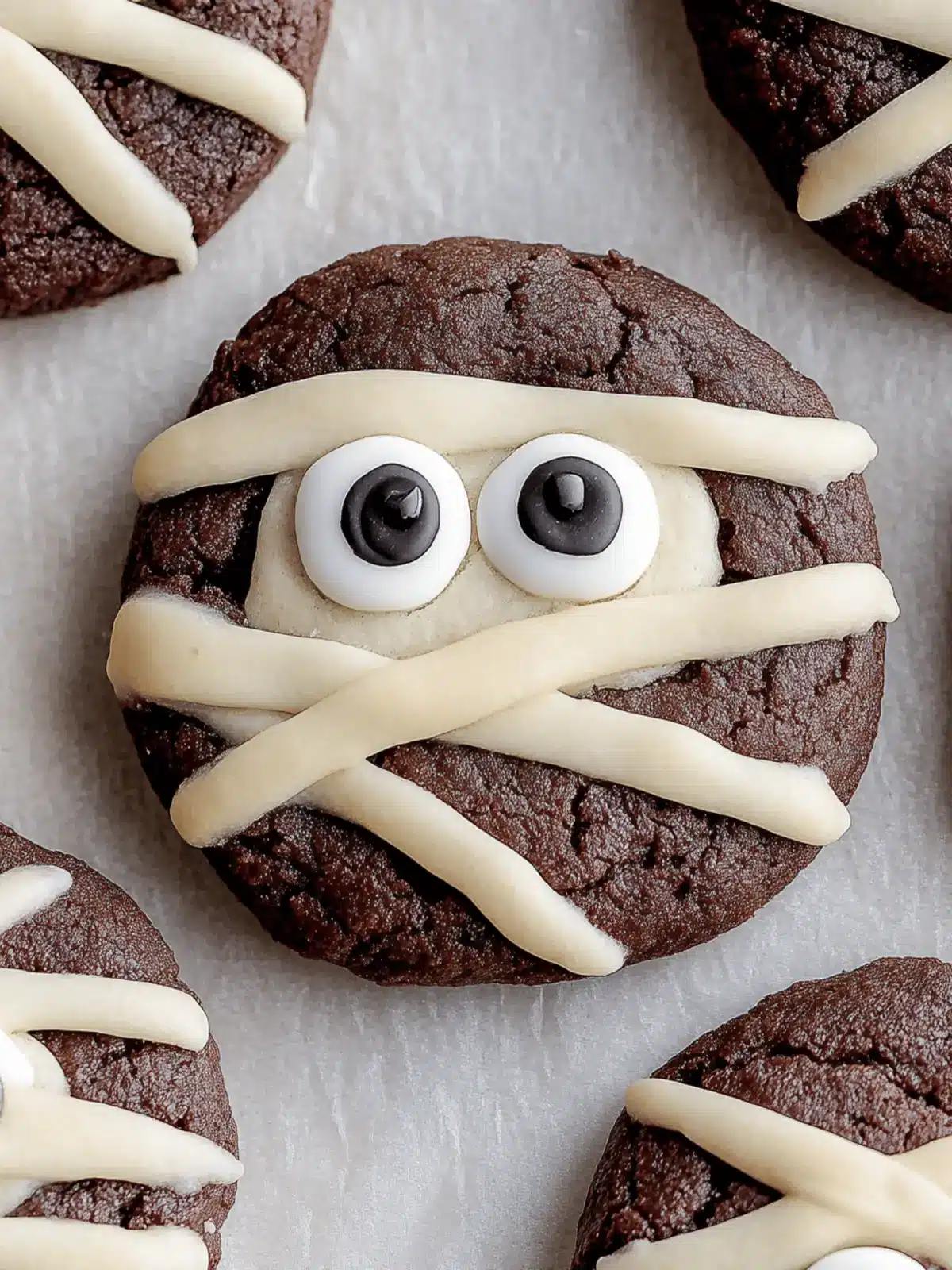 Halloween Mummy Cookies