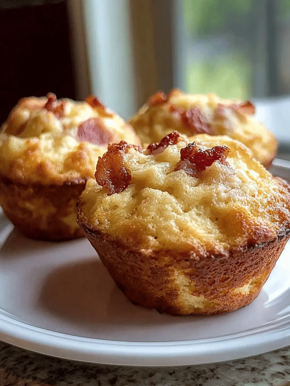 Maple Bacon Pancake Muffins
