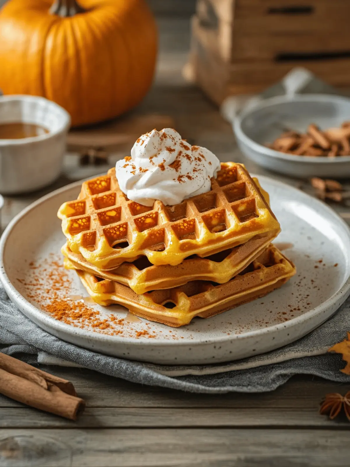 Pumpkin Waffles
