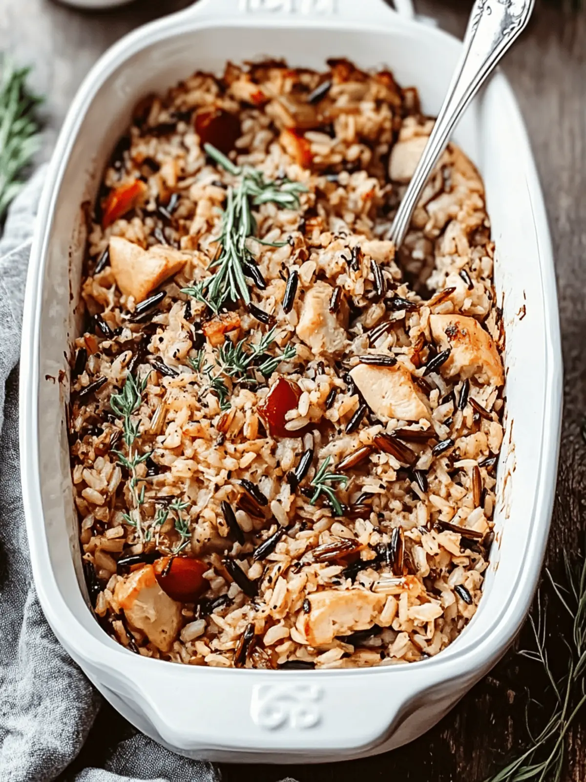 Turkey Wild Rice Casserole