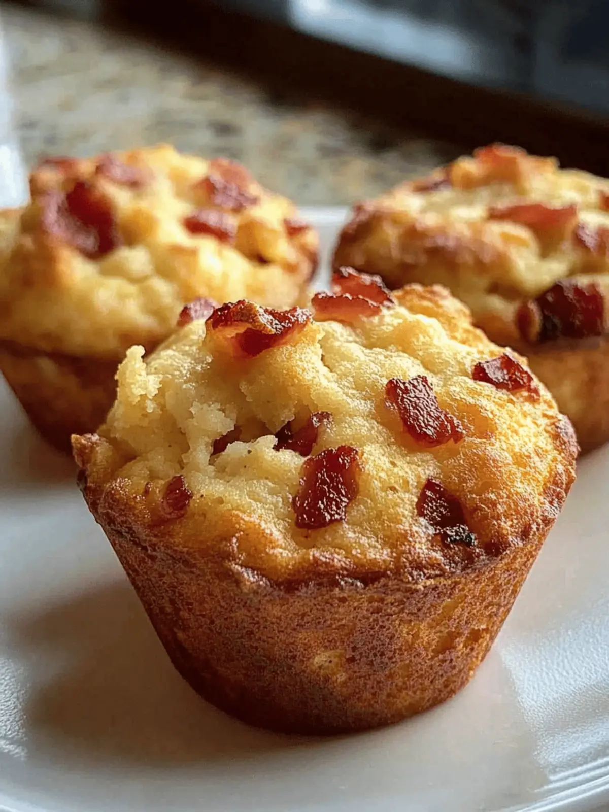 Maple Bacon Pancake Muffins