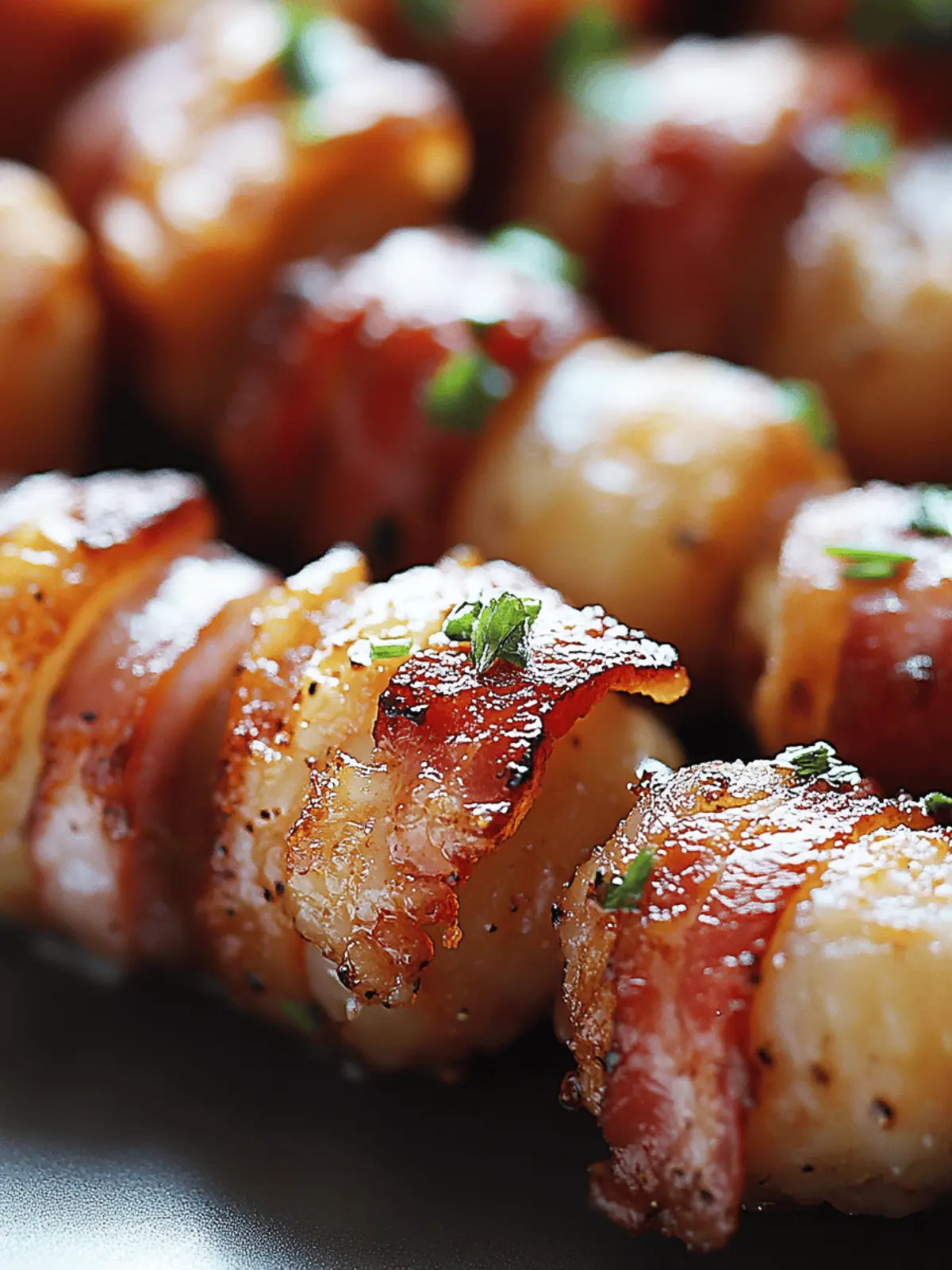 Bacon-Wrapped Tater Tot Bombs