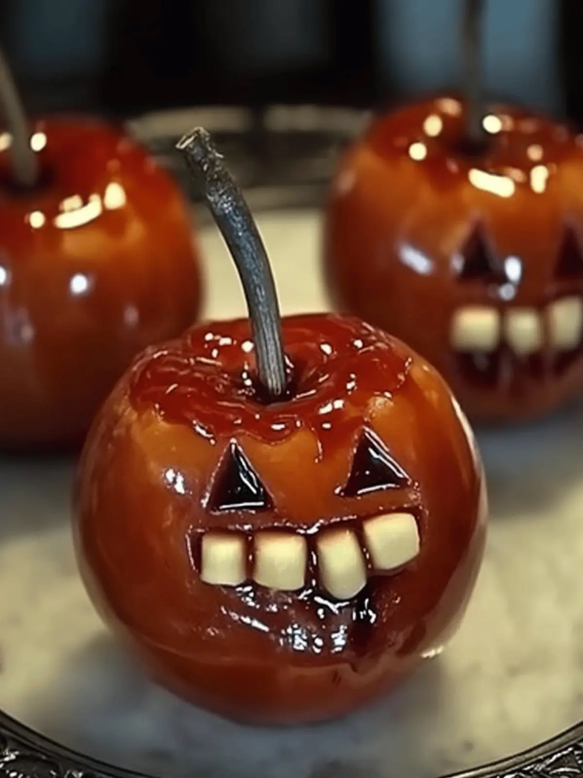 Candied Apples for Halloween