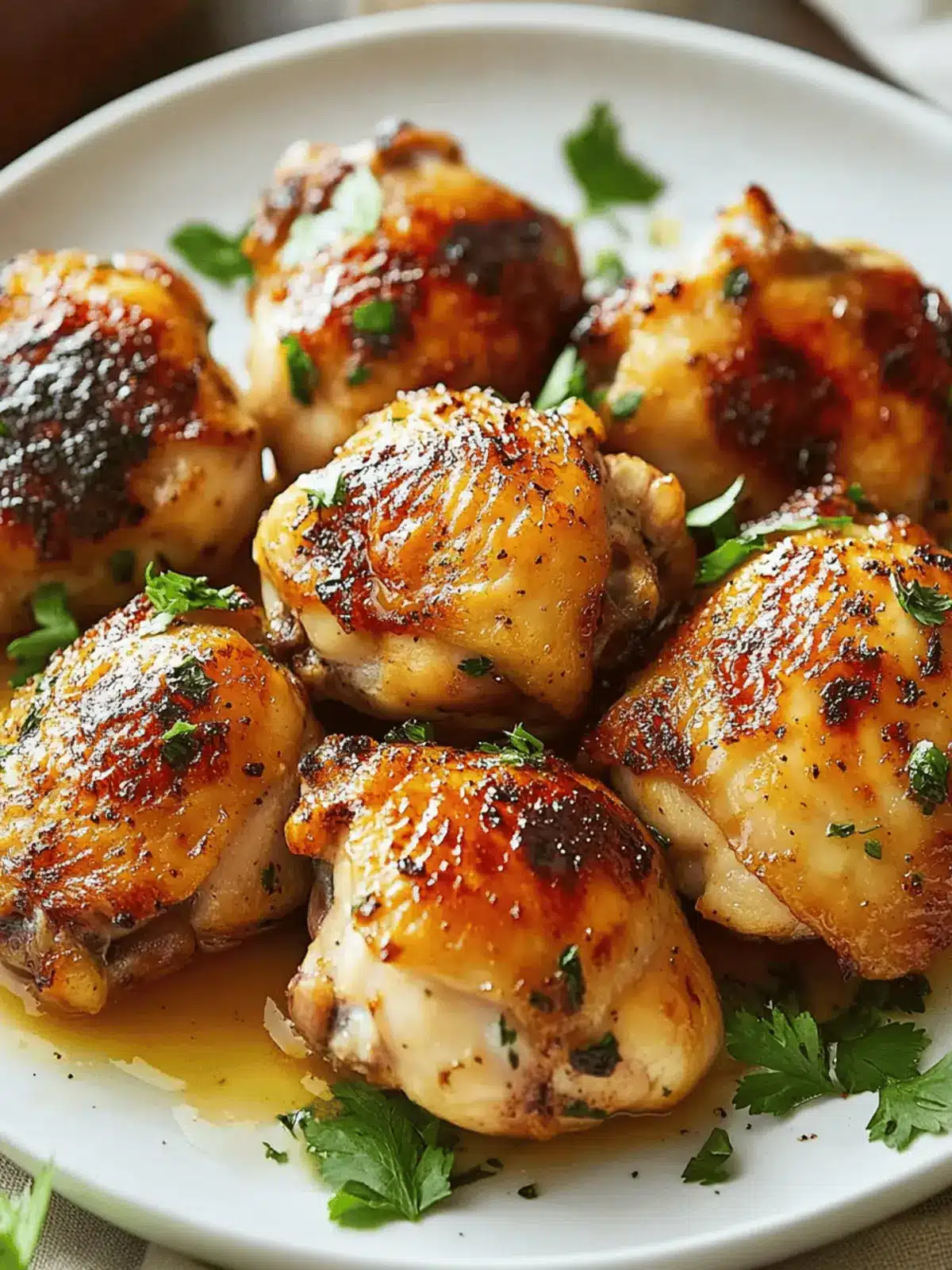 Baked Chicken Thighs