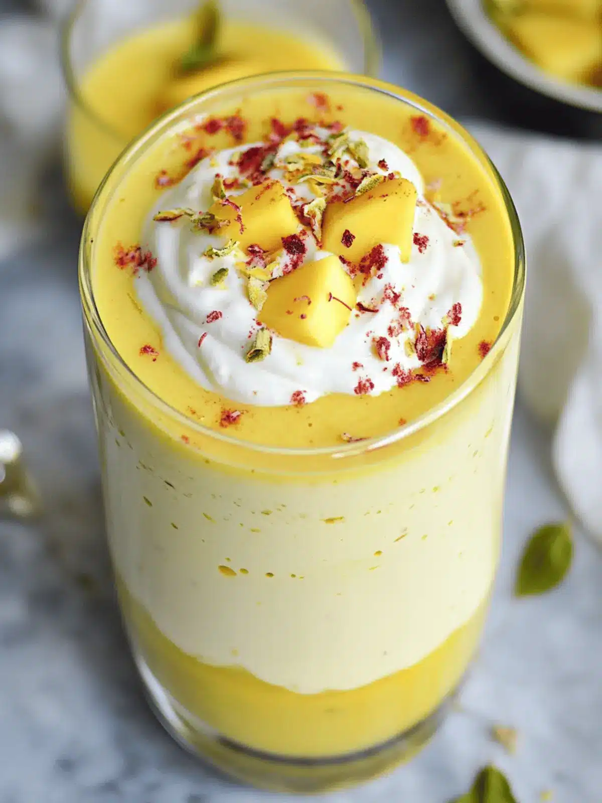 Mango Dalgona Lassi