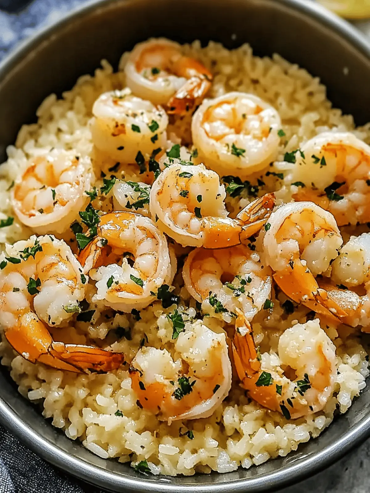 One-Pot Garlic Butter Shrimp and Rice