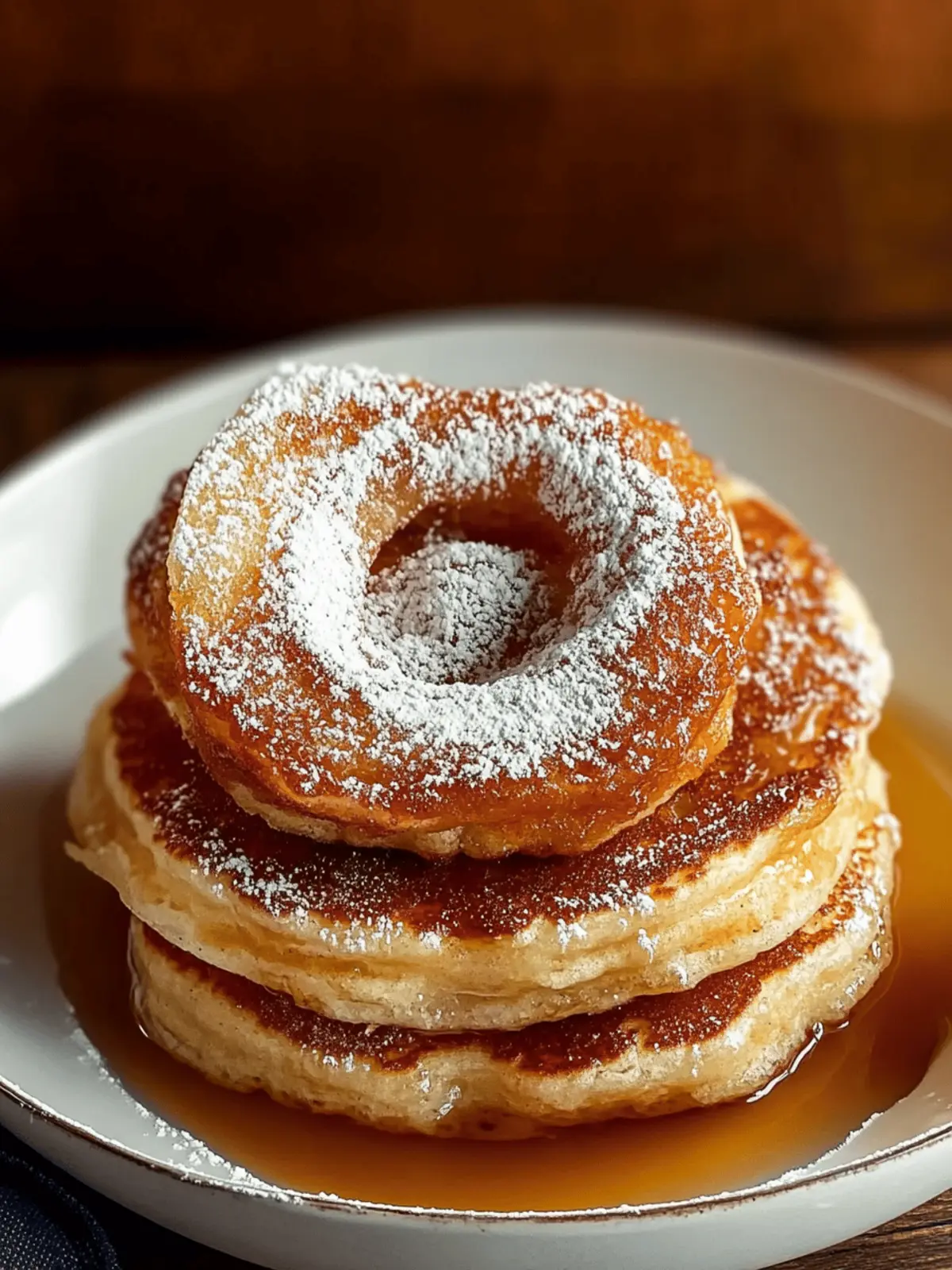 Apple Cider Donut Pancakes