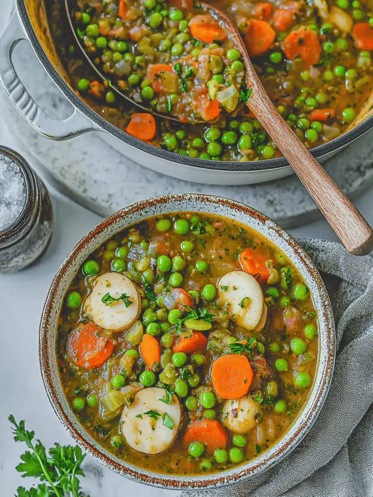 Romanian Green Pea Stew