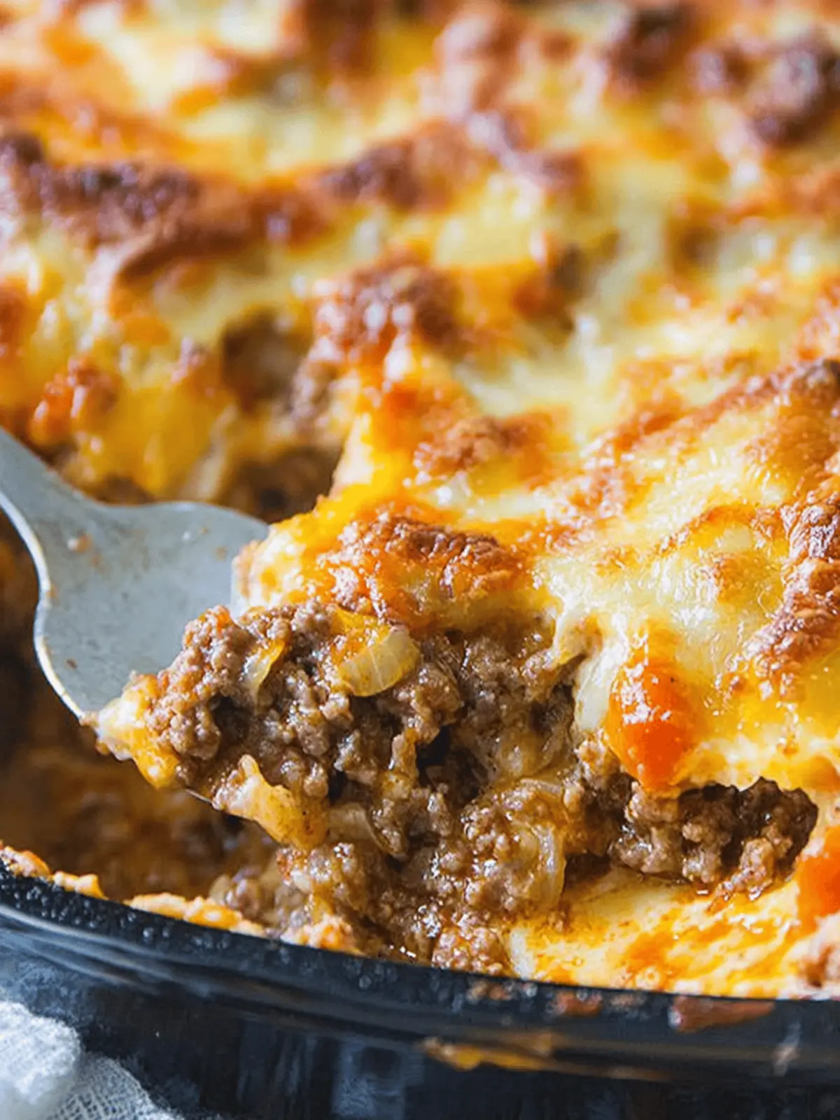 Keto Ground Beef Casserole