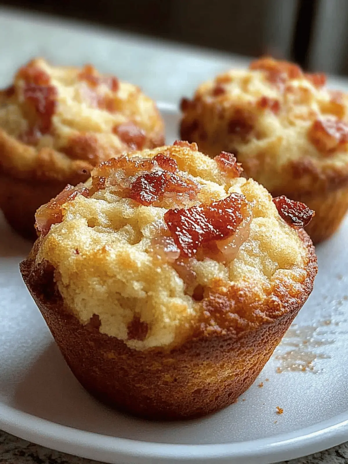 Maple Bacon Pancake Muffins