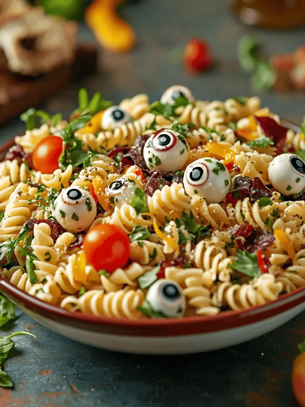 Eyeball Pasta Salad